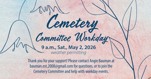 Spring Cemetery Workday Scheduled May 2